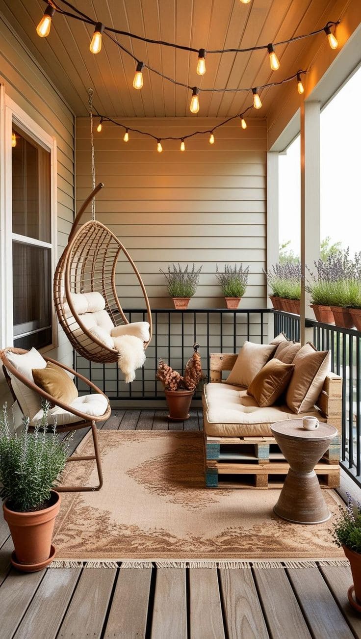 Bohemian Style Balcony